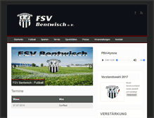 Tablet Screenshot of fsv-bentwisch.com